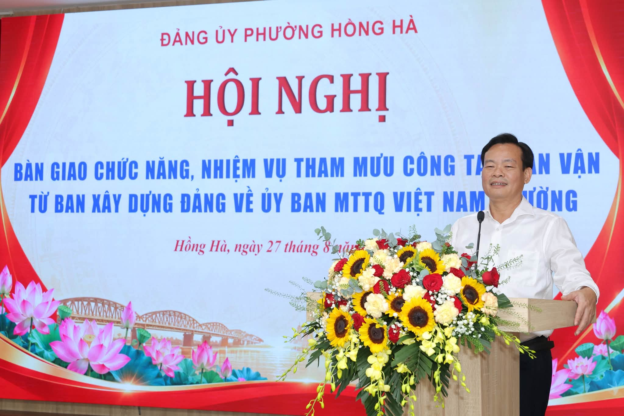 Phường Hồng Hà kiện toàn đầu mối tham mưu công tác dân vận, bảo đảm nhiệm vụ liền mạch từ cơ sở