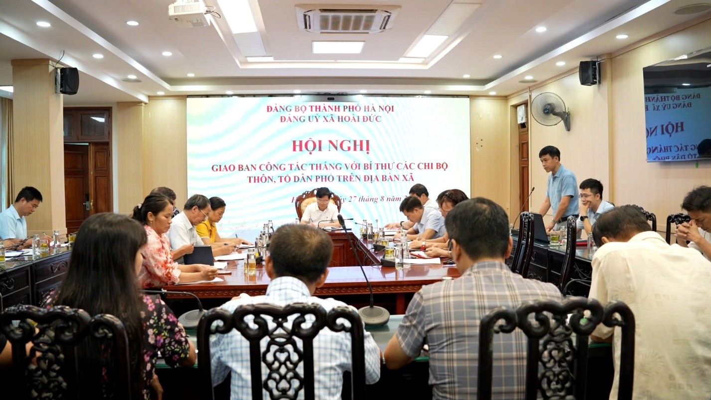Đảng ủy xã Hoài Đức: Lắng nghe cơ sở, tập trung tháo gỡ những vấn đề dân sinh