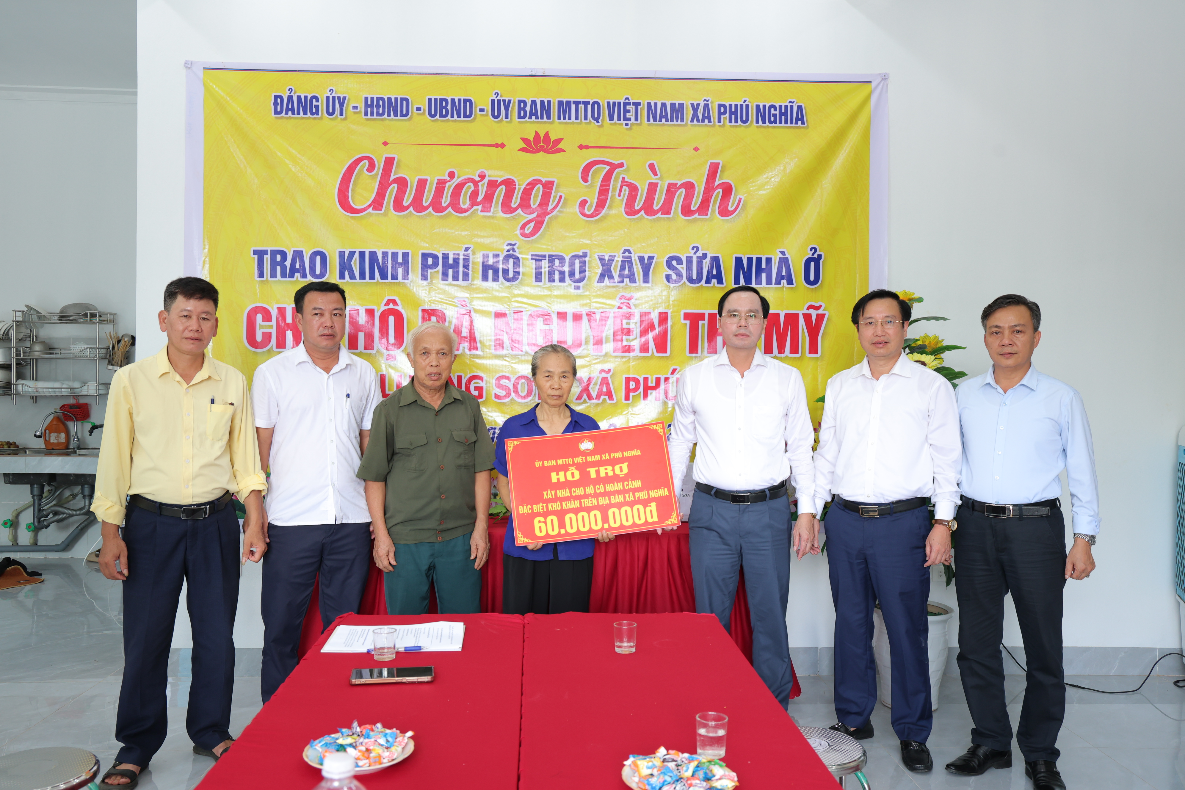 Xã Phú Nghĩa chăm lo an cư cho các hộ có hoàn cảnh đặc biệt khó khăn