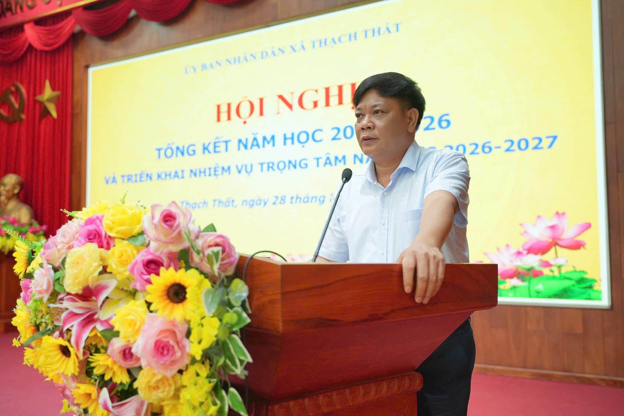 Xã Thạch Thất nâng chất lượng giáo dục, đẩy mạnh chuyển đổi số trong năm học mới