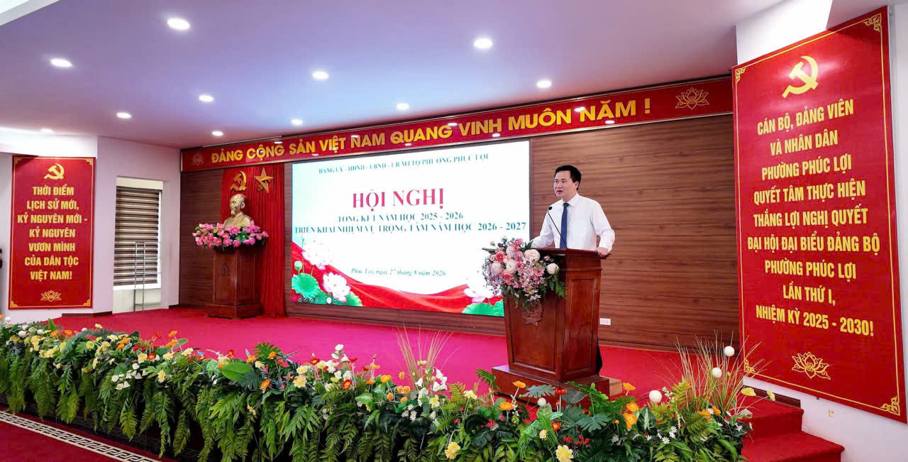 Phường Phúc Lợi đẩy mạnh chuyển đổi số, nâng cao chất lượng giáo dục trong năm học mới