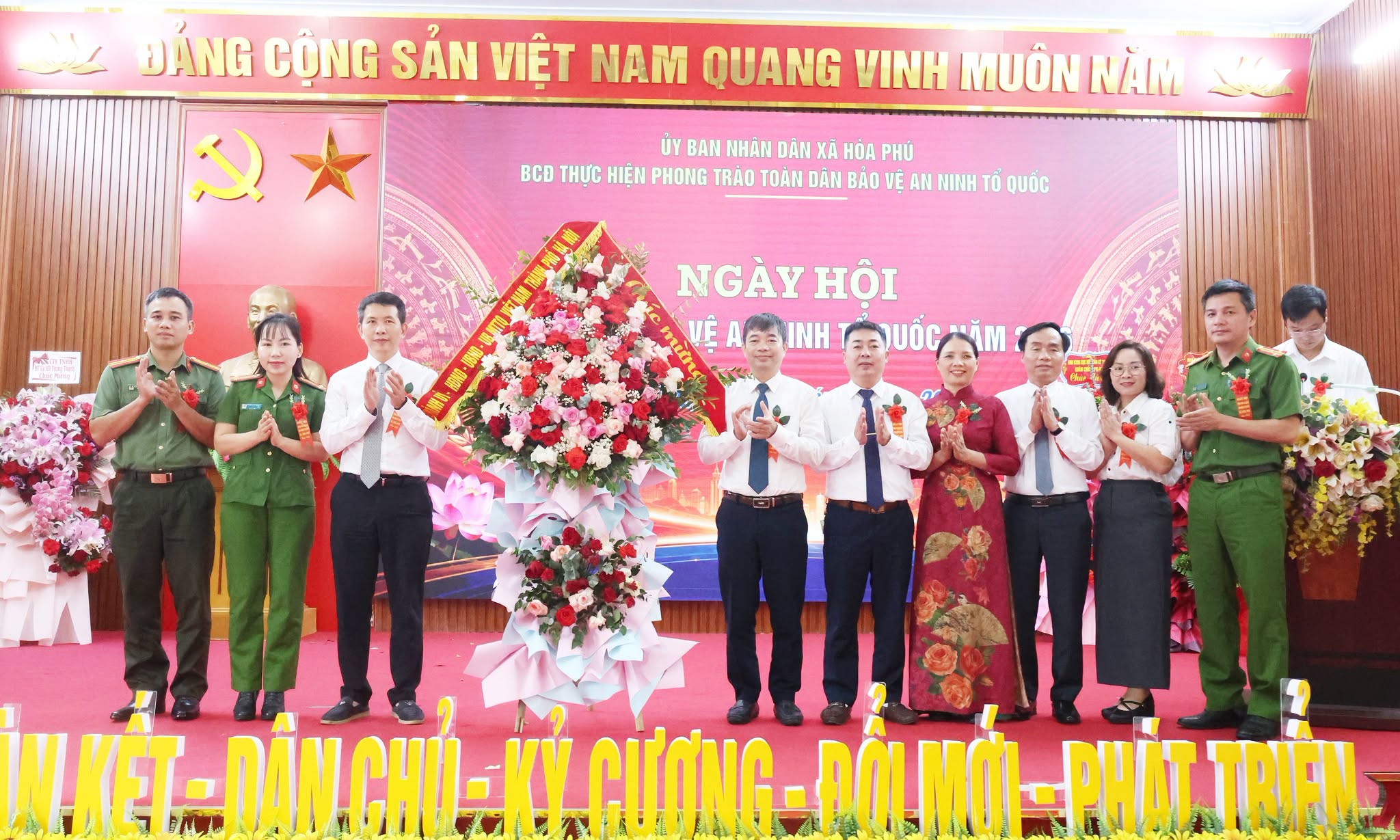 Xã Hòa Phú lan tỏa sức mạnh “thế trận lòng dân” từ Ngày hội Toàn dân bảo vệ an ninh Tổ quốc năm 2026