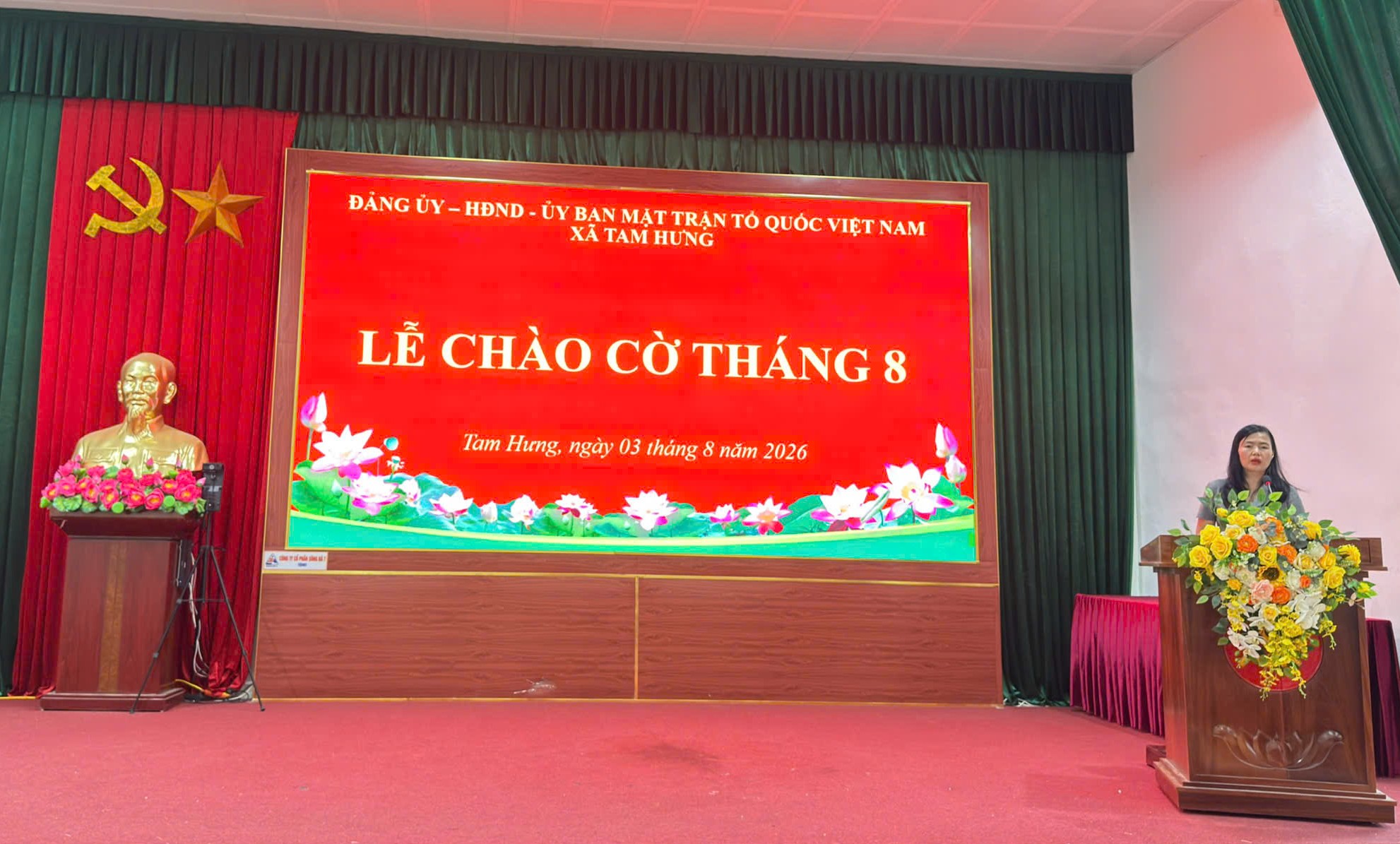 Xã Tam Hưng quyết tâm hoàn thành các nhiệm vụ trọng tâm tháng 8 và cả năm 2026
