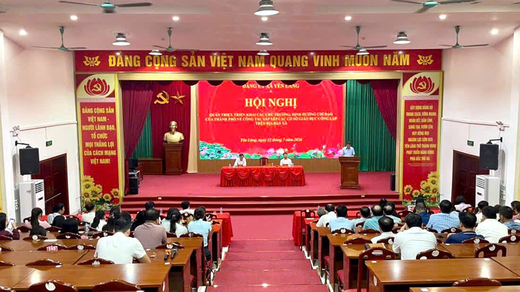 Xã Yên Lãng thống nhất lộ trình sắp xếp trường học công lập, bảo đảm ổn định trước năm học mới