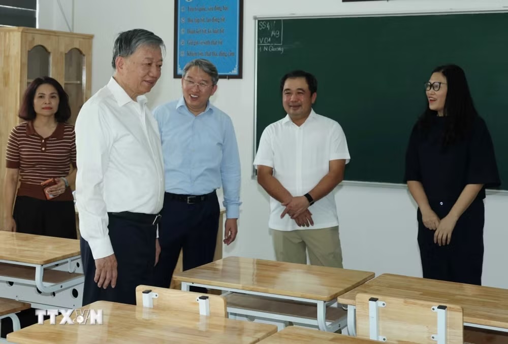 Tổng Bí thư, Chủ tịch nước Tô Lâm kiểm tra thực tế 2 dự án tại Hà Nội