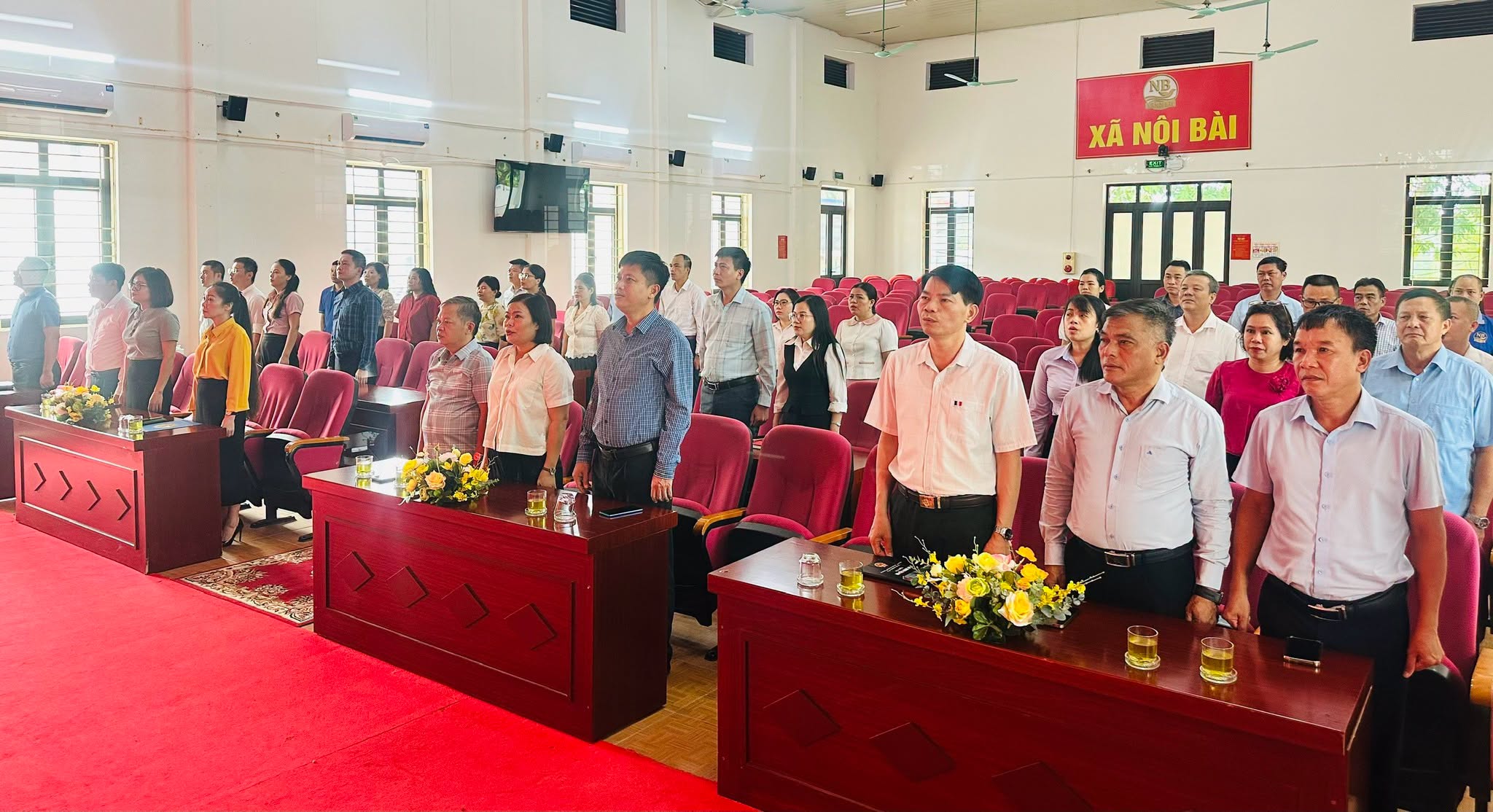 Xã Nội Bài siết chặt kỷ cương, nâng cao hiệu quả phối hợp sau Lễ chào cờ đầu tháng 8