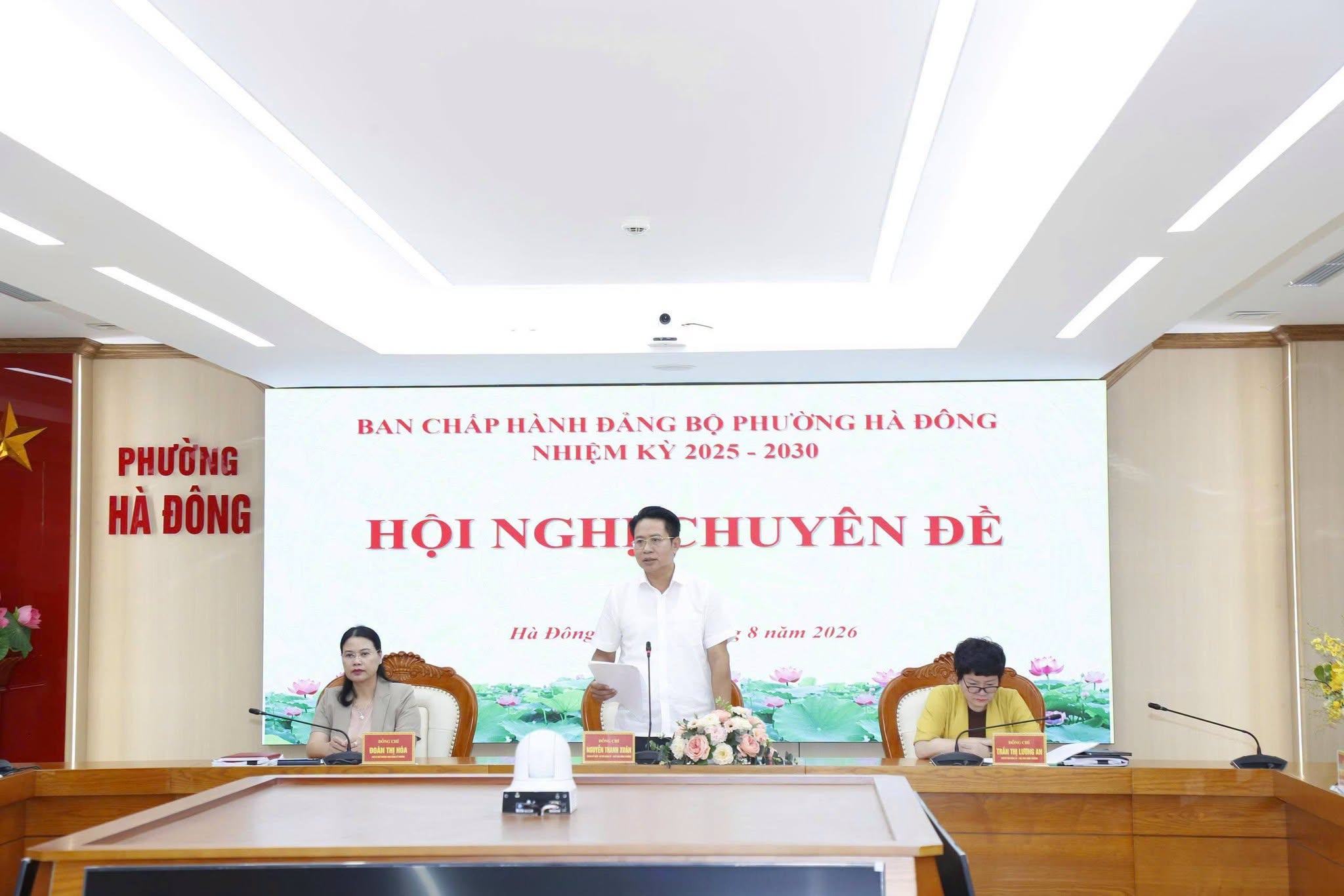 Phường Hà Đông thống nhất chủ trương sắp xếp hệ thống trường công lập và hoàn thiện cơ chế phân cấp quản lý cán bộ