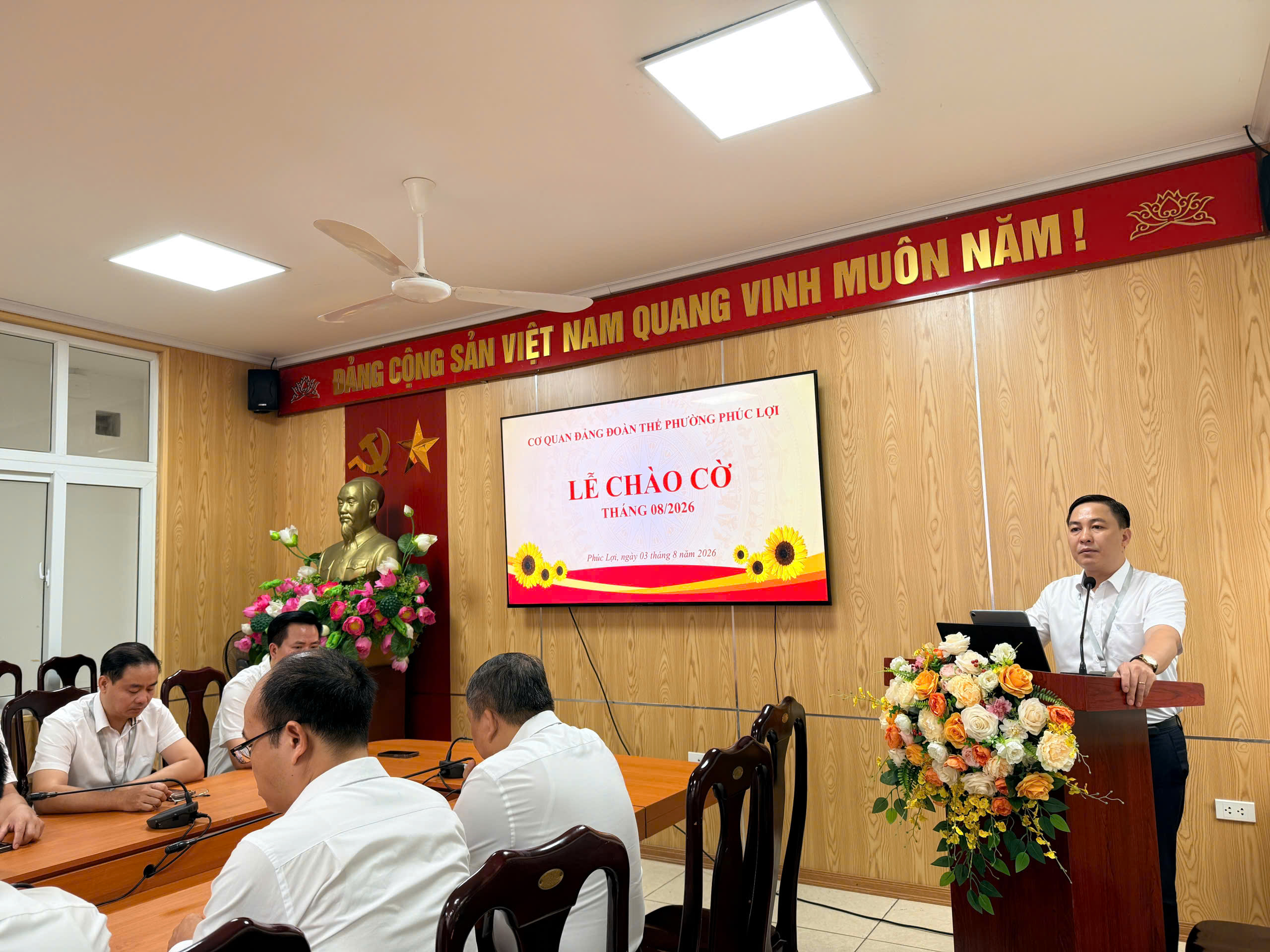 Phường Phúc Lợi triển khai đồng bộ nhiệm vụ trọng tâm tháng 8, quyết tâm hoàn thành các mục tiêu năm 2026