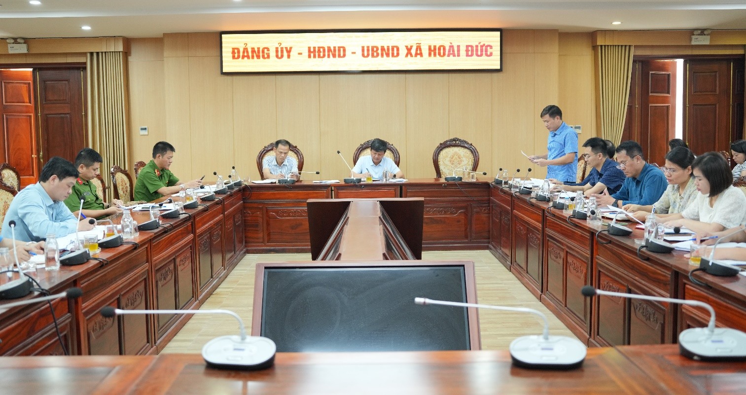 Xã Hoài Đức tăng tốc hoàn thiện cơ sở dữ liệu đất đai, quyết tâm cán đích Chiến dịch 45 ngày đúng tiến độ