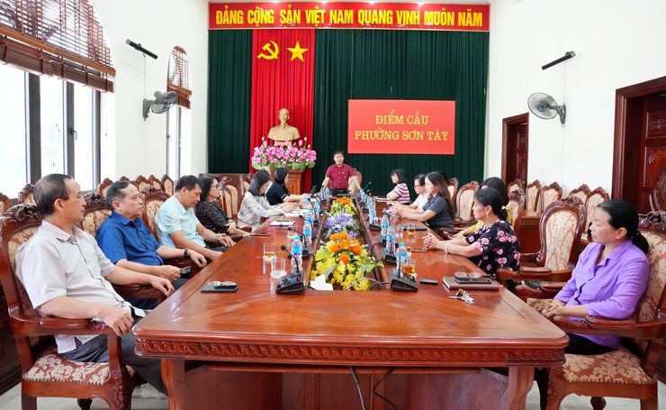 Phường Sơn Tây hoàn tất công tác chuẩn bị vòng Chung khảo Hội thi Báo cáo viên, tuyên truyền viên giỏi năm 2026