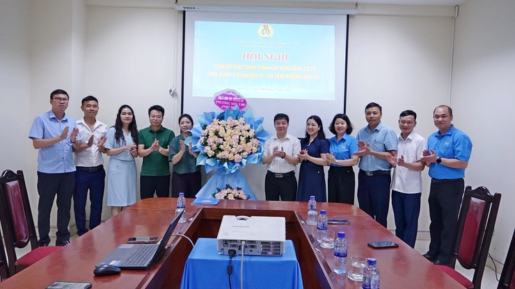 Phường Sơn Tây thành lập Công đoàn cơ sở Ban Quản lý dự án đầu tư - hạ tầng, tăng cường chăm lo người lao động