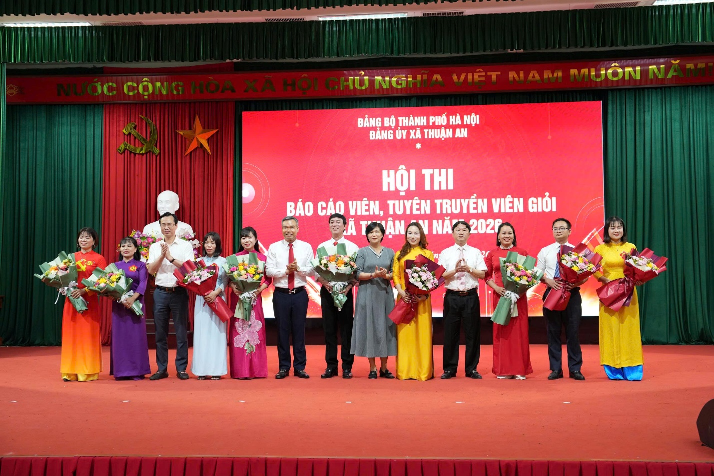 Xã Thuận An lan tỏa tinh thần đổi mới tại Chung khảo Hội thi Báo cáo viên, tuyên truyền viên giỏi năm 2026
