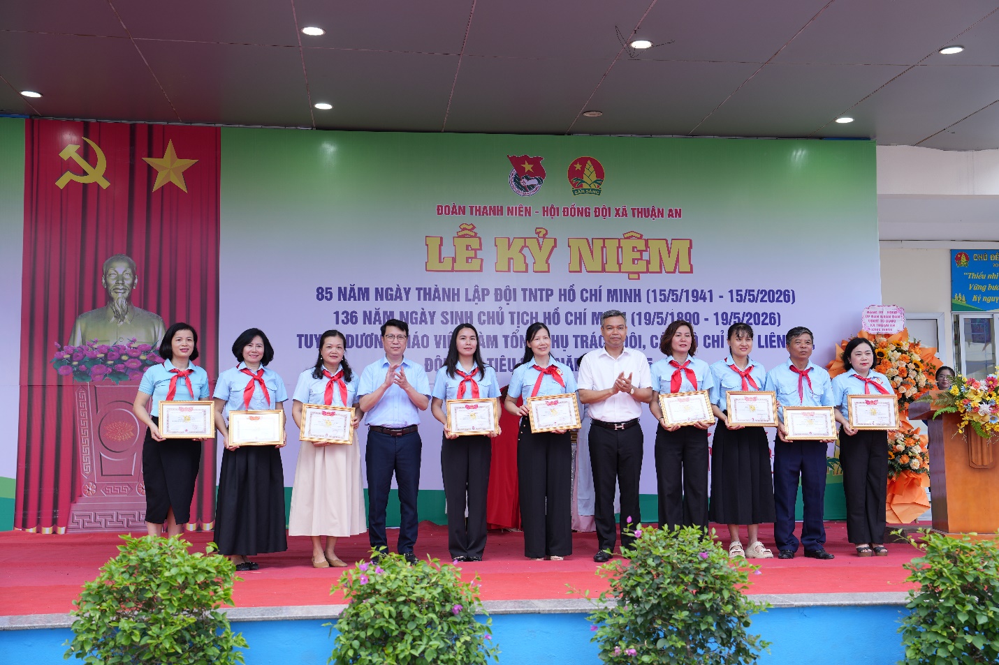 Xã Thuận An lan tỏa truyền thống 85 năm Đội Thiếu niên Tiền phong Hồ Chí Minh, bồi đắp lý tưởng cho thế hệ măng non