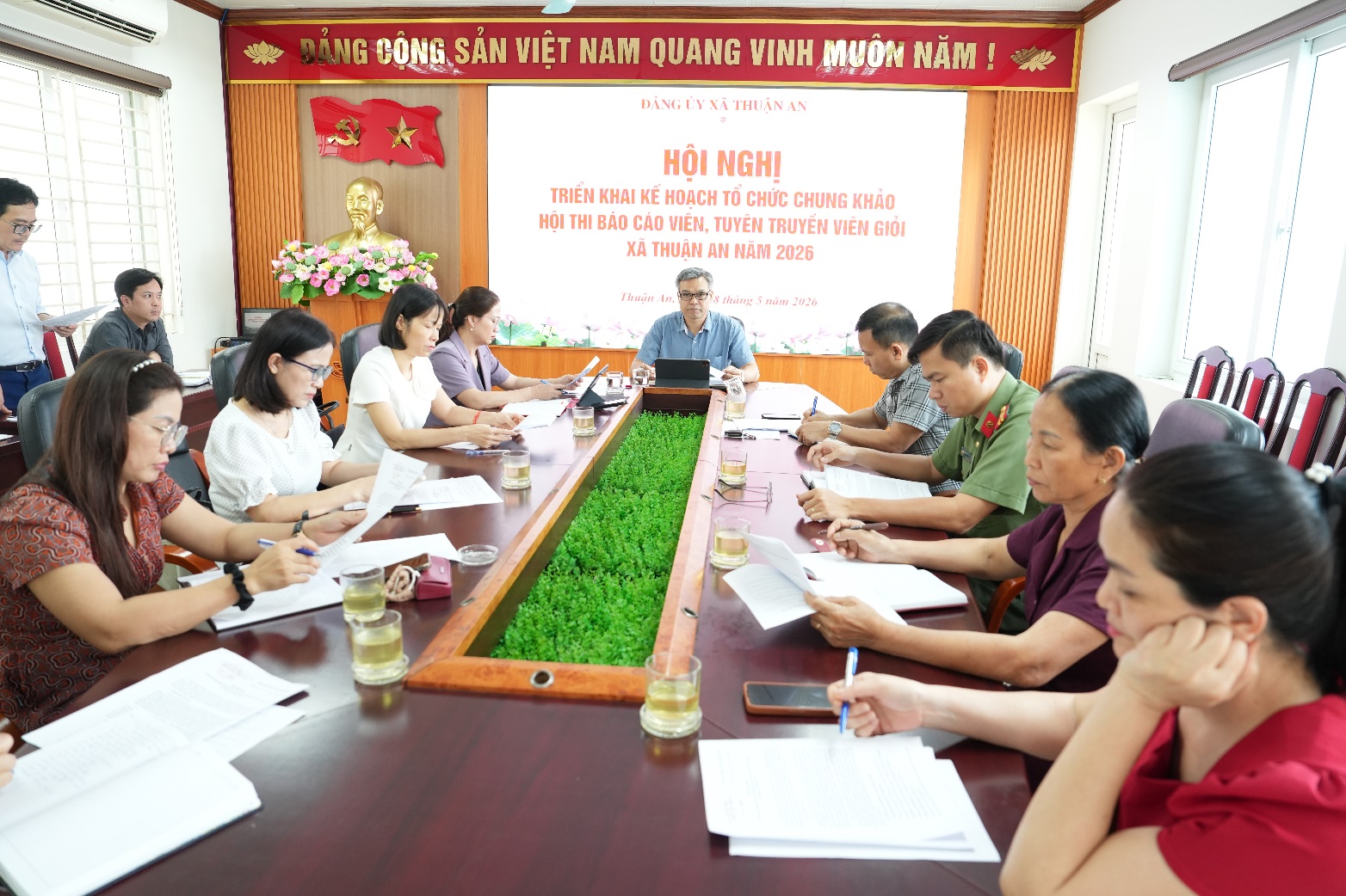 Xã Thuận An hoàn tất công tác chuẩn bị, sẵn sàng cho Chung khảo Hội thi Báo cáo viên, Tuyên truyền viên giỏi năm 2026
