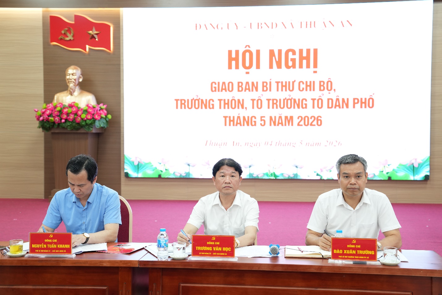 Xã Thuận An siết chặt trách nhiệm, xử lý đến cùng kiến nghị từ thôn, tổ dân phố