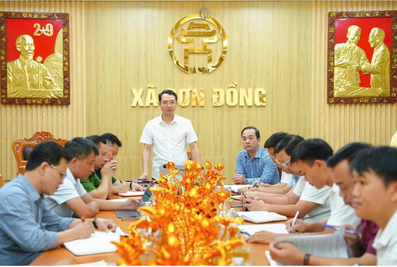 Xã Sơn Đồng tập trung tháo gỡ điểm nghẽn, tăng tốc thực hiện các nhiệm vụ trọng tâm trong những tháng cuối năm 2026