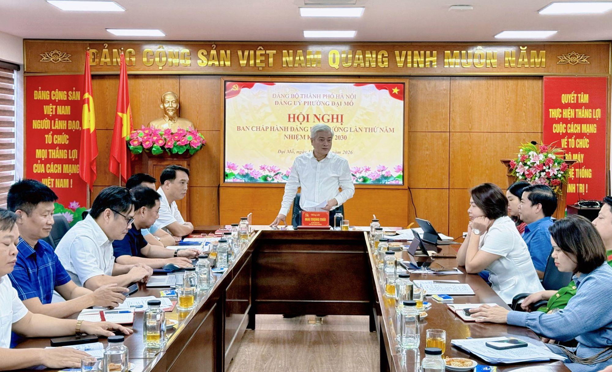 Phường Đại Mỗ xác định đầu tư công và tháo gỡ “điểm nghẽn” là động lực tăng tốc phát triển trong quý II-2026