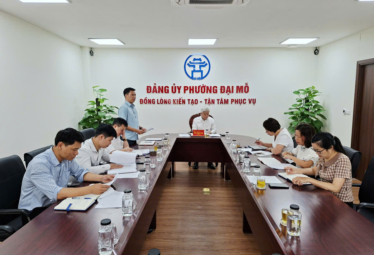 Phường Đại Mỗ nâng cao chất lượng hoạt động HĐND, đẩy mạnh chuyển đổi số trong công tác giám sát và điều hành