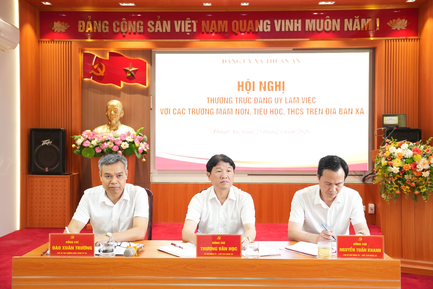 Xã Thuận An nâng chất công tác Đảng trong trường học, đầu tư đồng bộ cho phát triển giáo dục