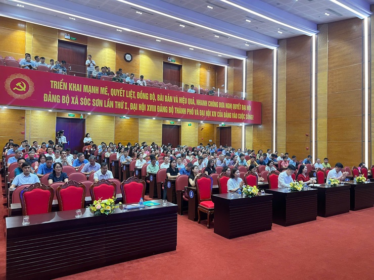 Xã Sóc Sơn phát động phong trào “Bình dân học vụ số”, đưa chuyển đổi số đến từng thôn, tổ dân phố