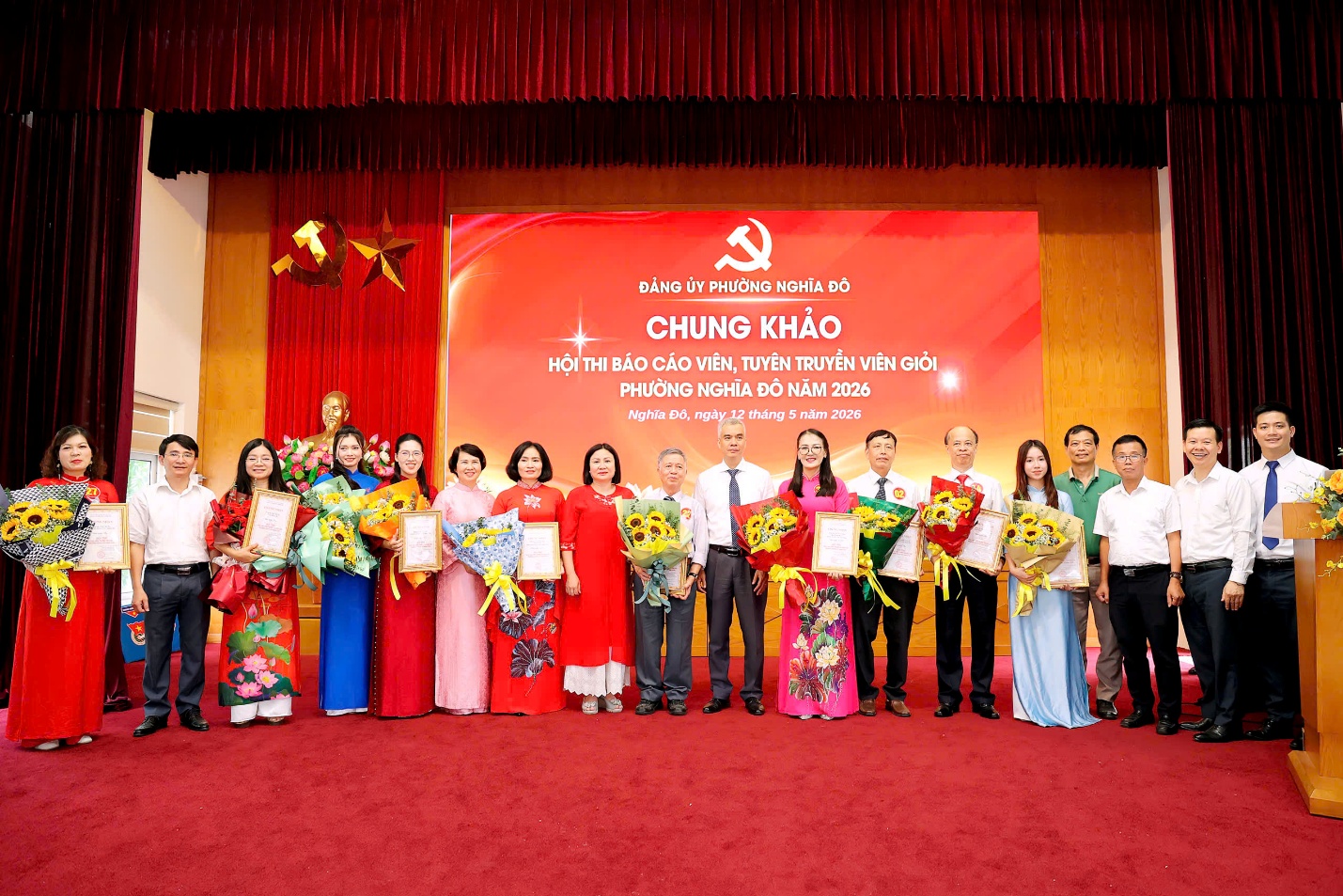 Phường Nghĩa Đô nâng cao chất lượng đội ngũ tuyên truyền viên qua Hội thi Báo cáo viên, tuyên truyền viên giỏi năm 2026