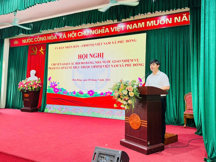 Xã Phù Đổng kiện toàn tổ chức, chuyển giao các hội về trực thuộc Ủy ban MTTQ Việt Nam xã