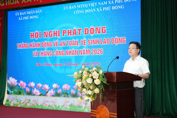 Xã Phù Đổng chăm lo người lao động, xây dựng văn hóa an toàn trong kỷ nguyên số