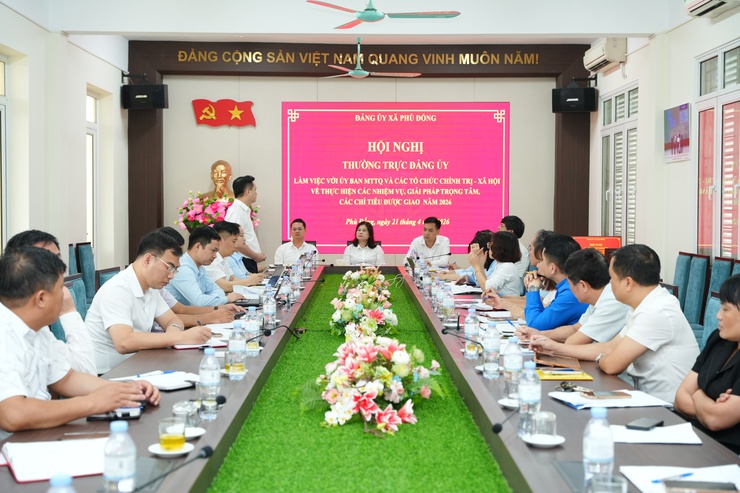Xã Phù Đổng phát huy vai trò MTTQ và các đoàn thể, tăng cường nắm bắt tình hình cơ sở