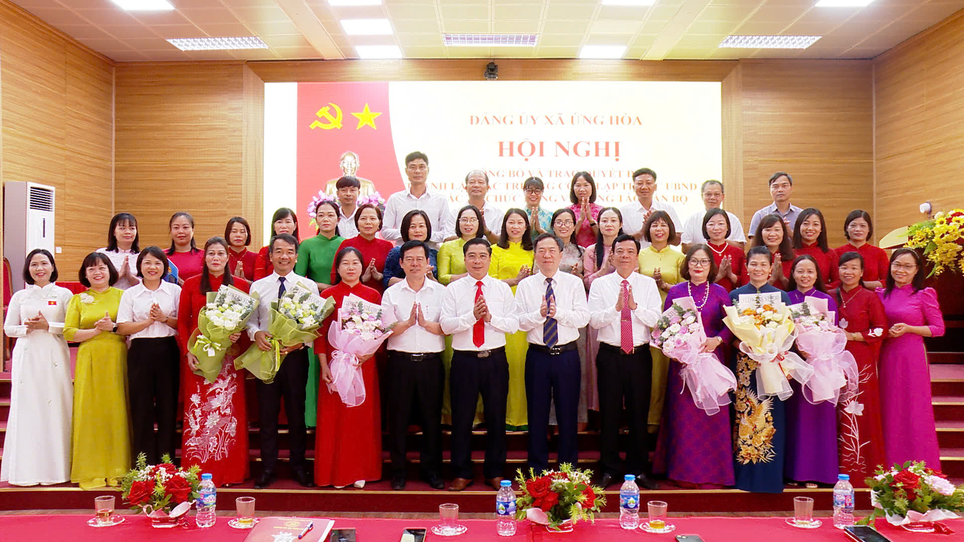 Xã Ứng Hòa kiện toàn hệ thống trường công lập, hoàn thiện tổ chức bộ máy giáo dục sau sắp xếp