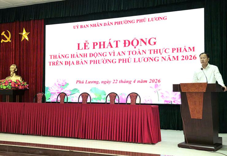Phường Phú Lương tập trung khắc phục “điểm nghẽn” về an toàn thực phẩm