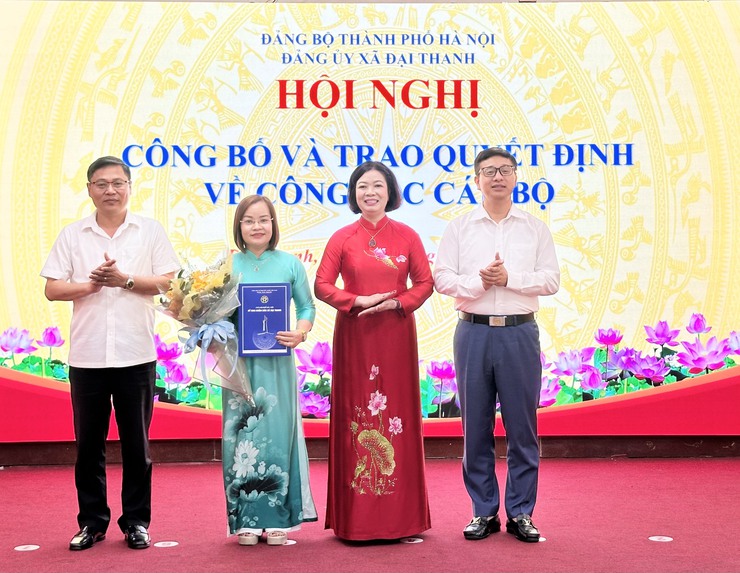 Xã Đại Thanh kiện toàn đội ngũ lãnh đạo, quản lý tại các cơ quan chuyên môn và Trạm Y tế