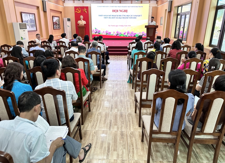 Xã Đại Thanh phát động ủng hộ các quỹ an sinh xã hội, lan tỏa tinh thần sẻ chia vì cộng đồng