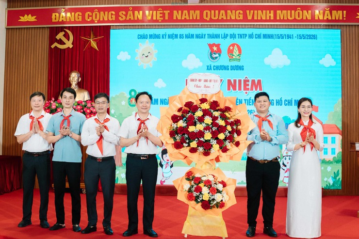 Xã Chương Dương khơi dậy niềm tự hào truyền thống qua Lễ kỷ niệm 85 năm thành lập Đội và Hội thi ca khúc măng non