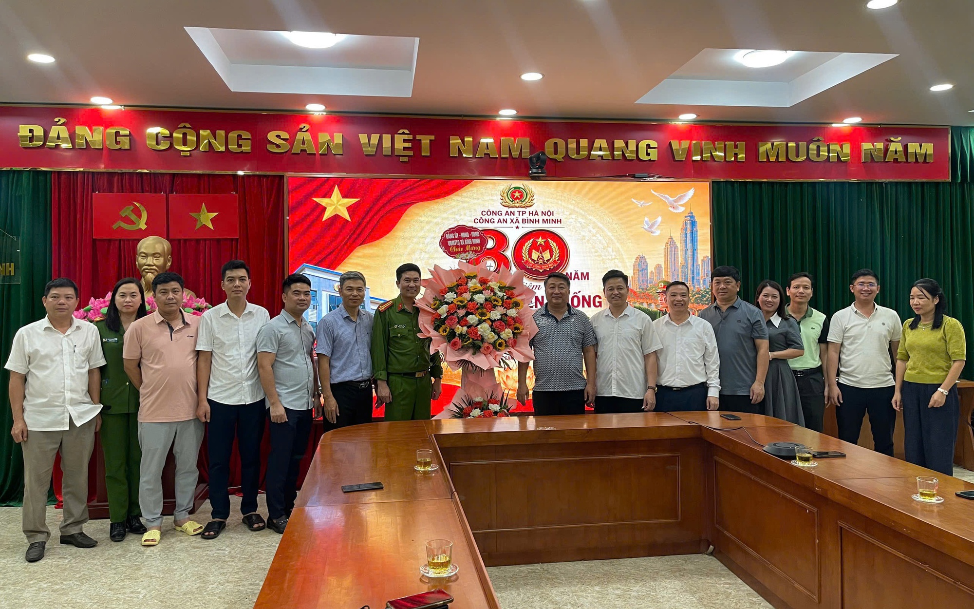 Xã Bình Minh tri ân lực lượng Công an nhân dân, ghi nhận những đóng góp trong giữ vững bình yên địa bàn