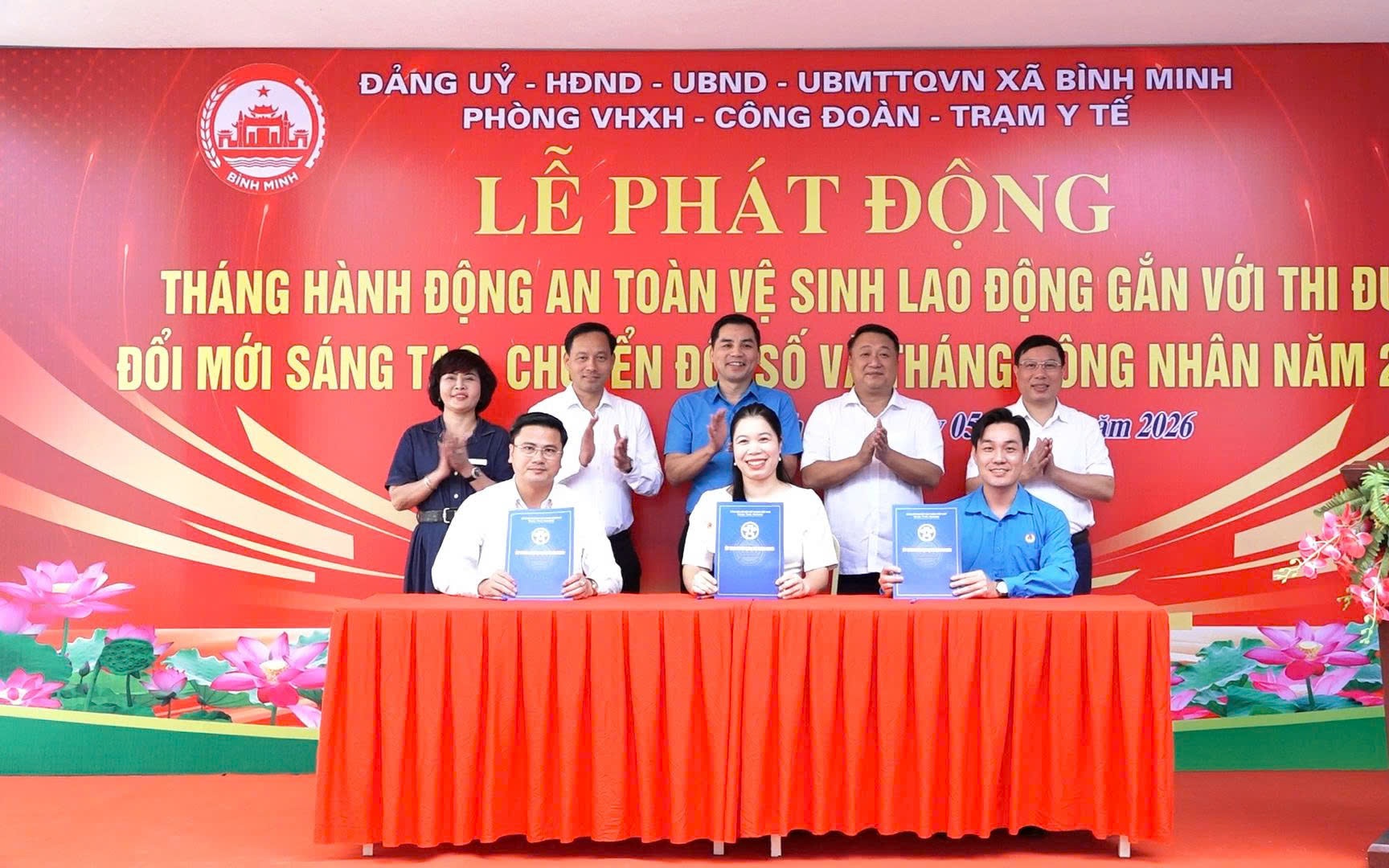 Xã Bình Minh khơi dậy sức sáng tạo của người lao động, xây dựng môi trường làm việc an toàn trong kỷ nguyên số