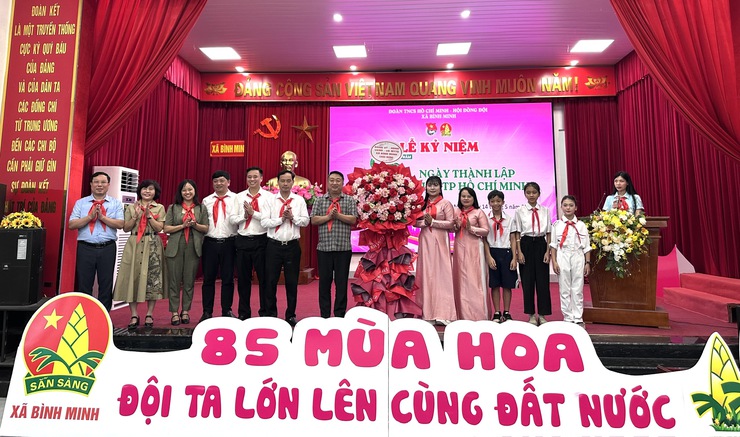 Xã Bình Minh lan tỏa khát vọng sáng tạo của thiếu nhi qua chuỗi hoạt động kỷ niệm 85 năm Ngày thành lập Đội TNTP Hồ Chí Minh