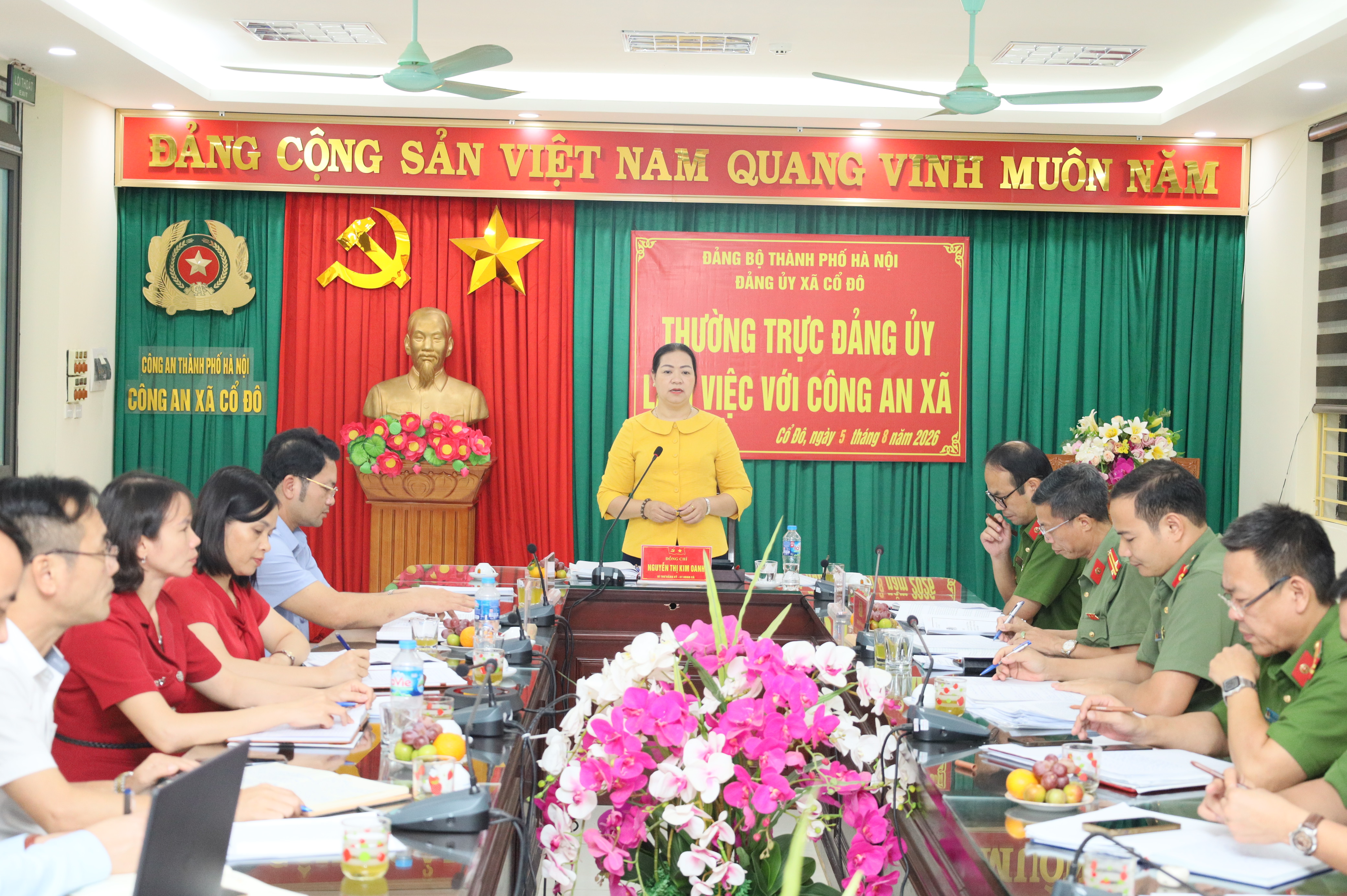 Xã Cổ Đô siết chặt nhiệm vụ giữ vững an ninh cơ sở, chủ động phòng ngừa từ sớm, từ xa