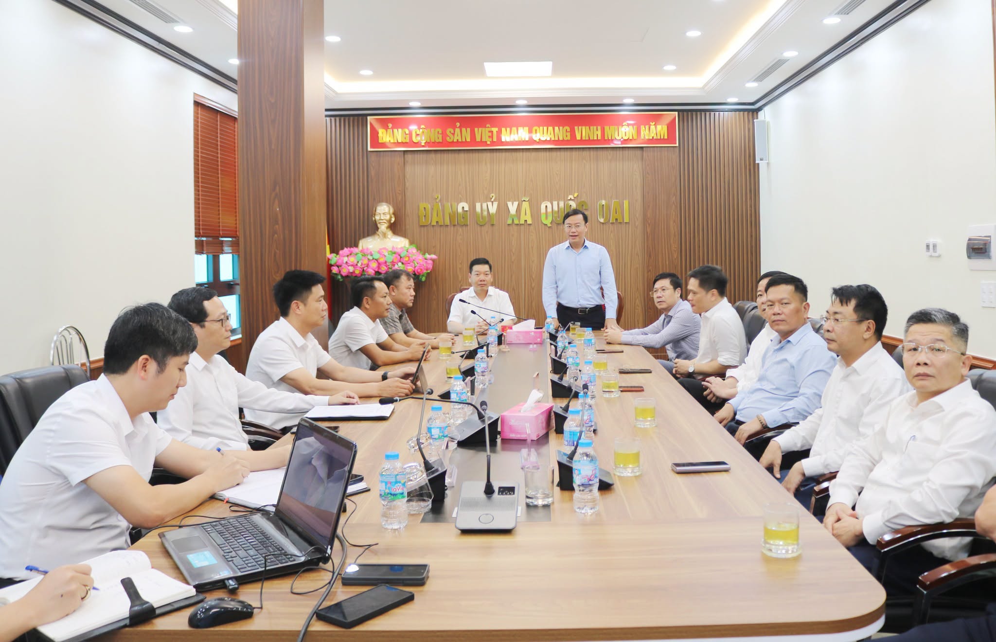 Xã Quốc Oai thúc đẩy hợp tác với Đại học Kinh tế Quốc dân, mở hướng hình thành cơ sở đào tạo mới