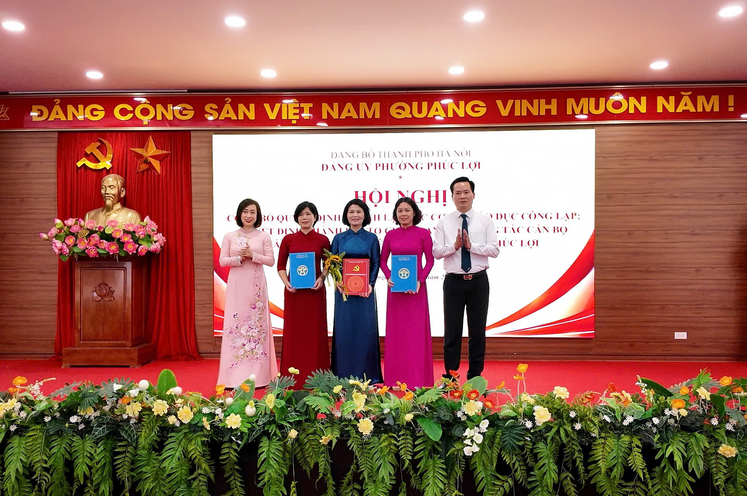 Phường Phúc Lợi kiện toàn hệ thống trường công lập, tạo nền tảng đổi mới quản trị giáo dục sau sắp xếp