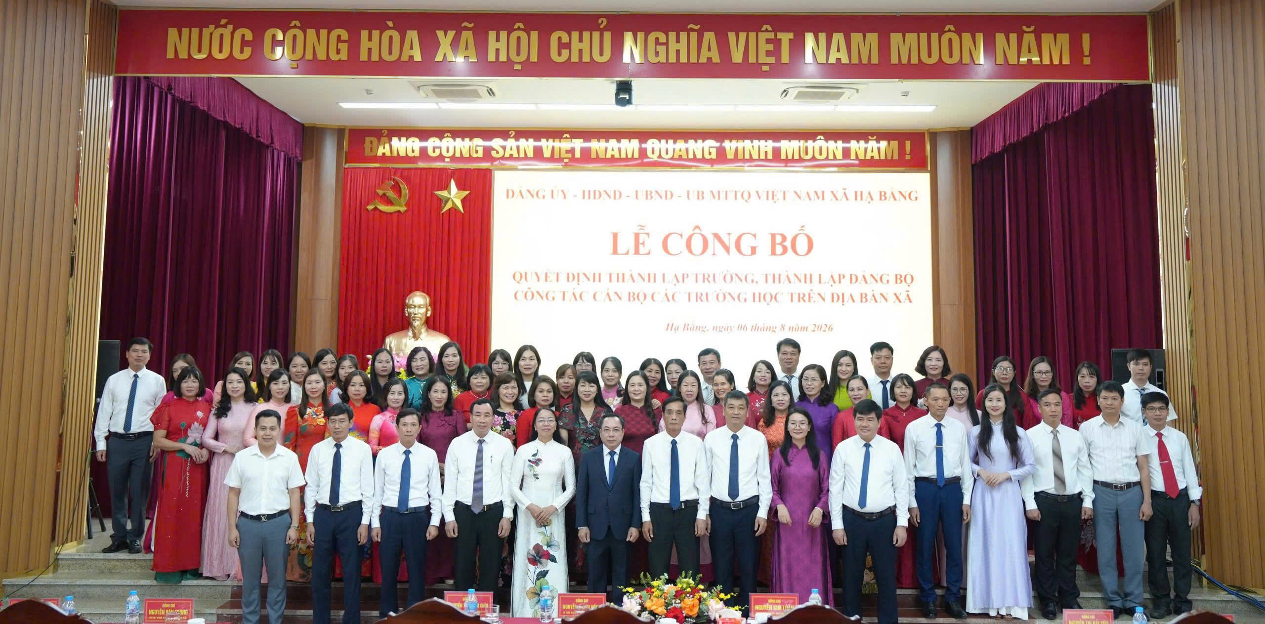 Xã Hạ Bằng kiện toàn hệ thống trường học sau sắp xếp, tạo nền tảng nâng cao chất lượng giáo dục