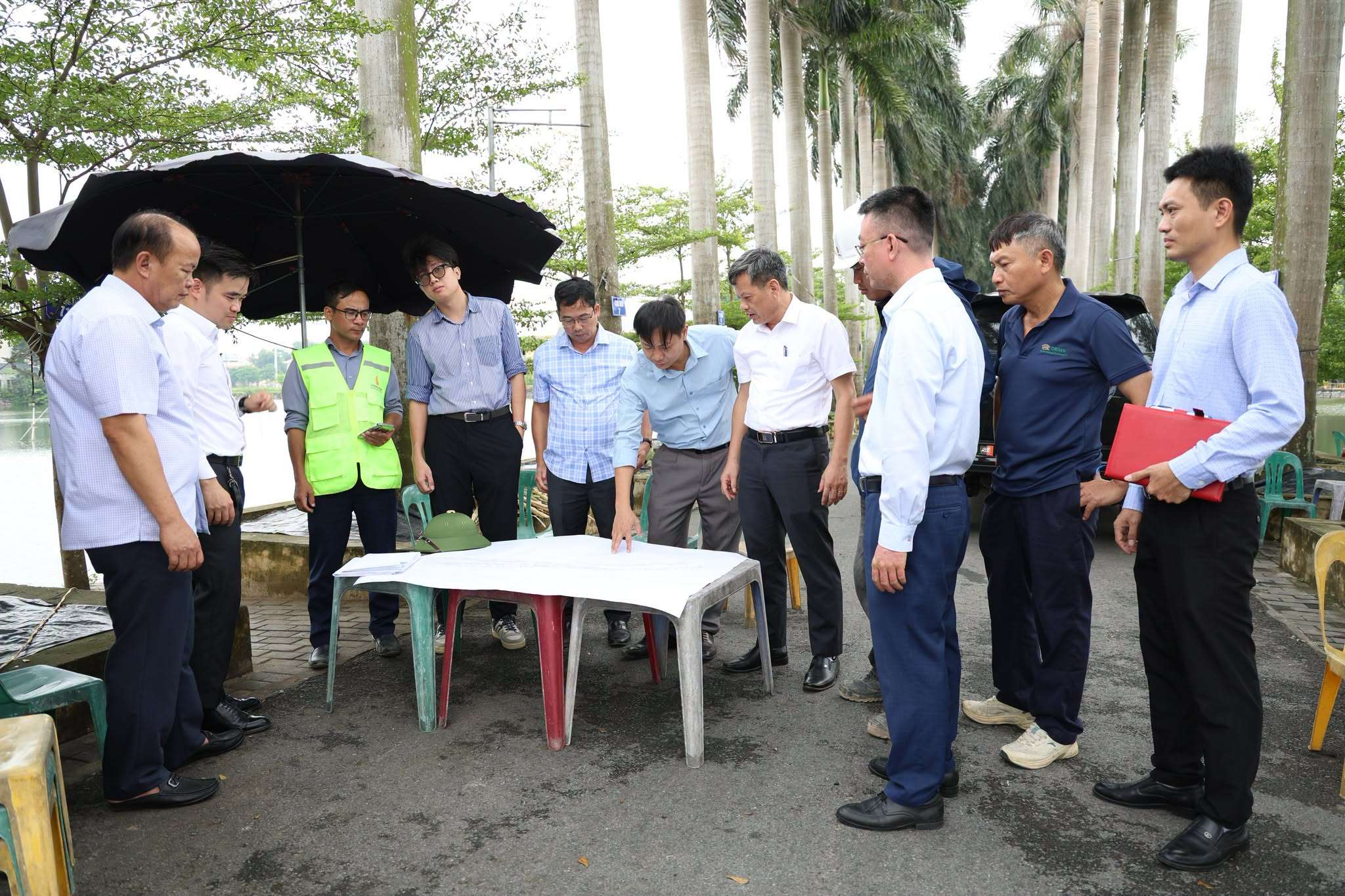 Xã Chương Dương khẩn trương rà soát hiện trường, tăng tốc chuẩn bị mặt bằng Dự án Trục không gian Quốc lộ 1A