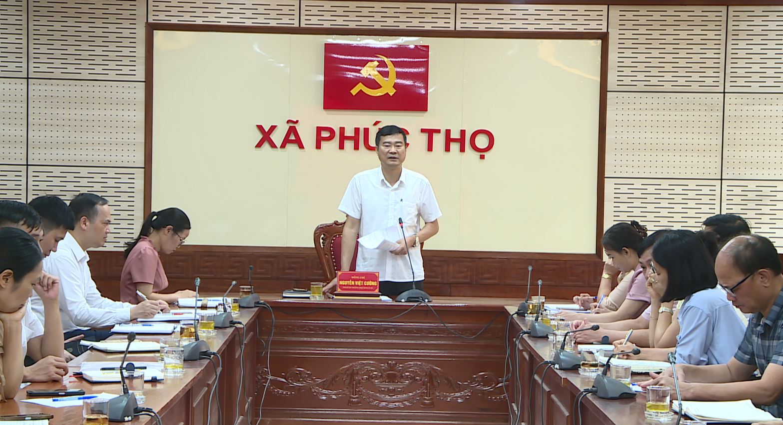 Xã Phúc Thọ nâng cao vai trò tổ chức đảng trong doanh nghiệp, thúc đẩy chuyển đổi số và phát triển bền vững