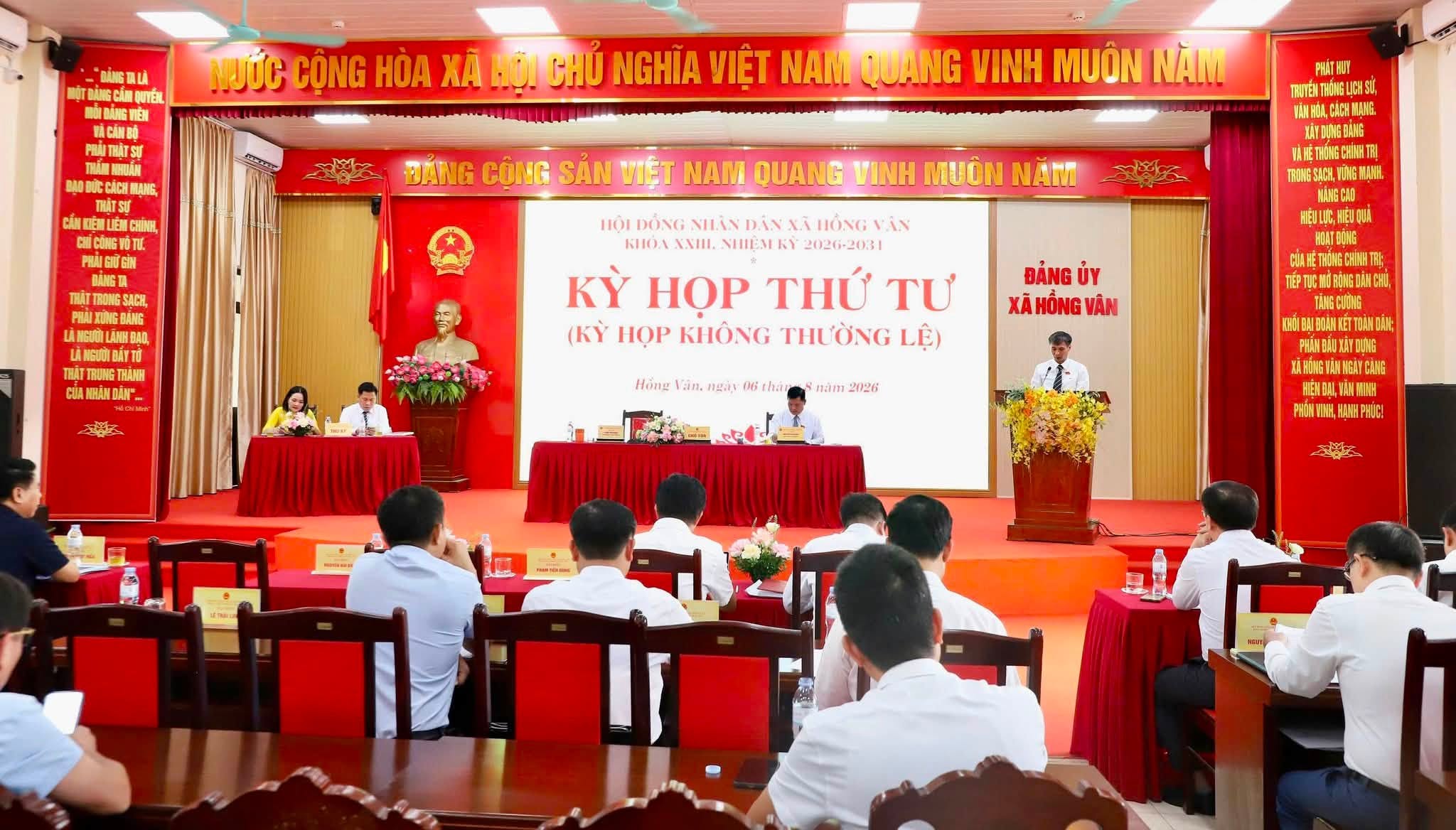 HĐND xã Hồng Vân quyết nghị nhiều nội dung trọng điểm, tạo động lực phát triển hạ tầng và môi trường đến năm 2030