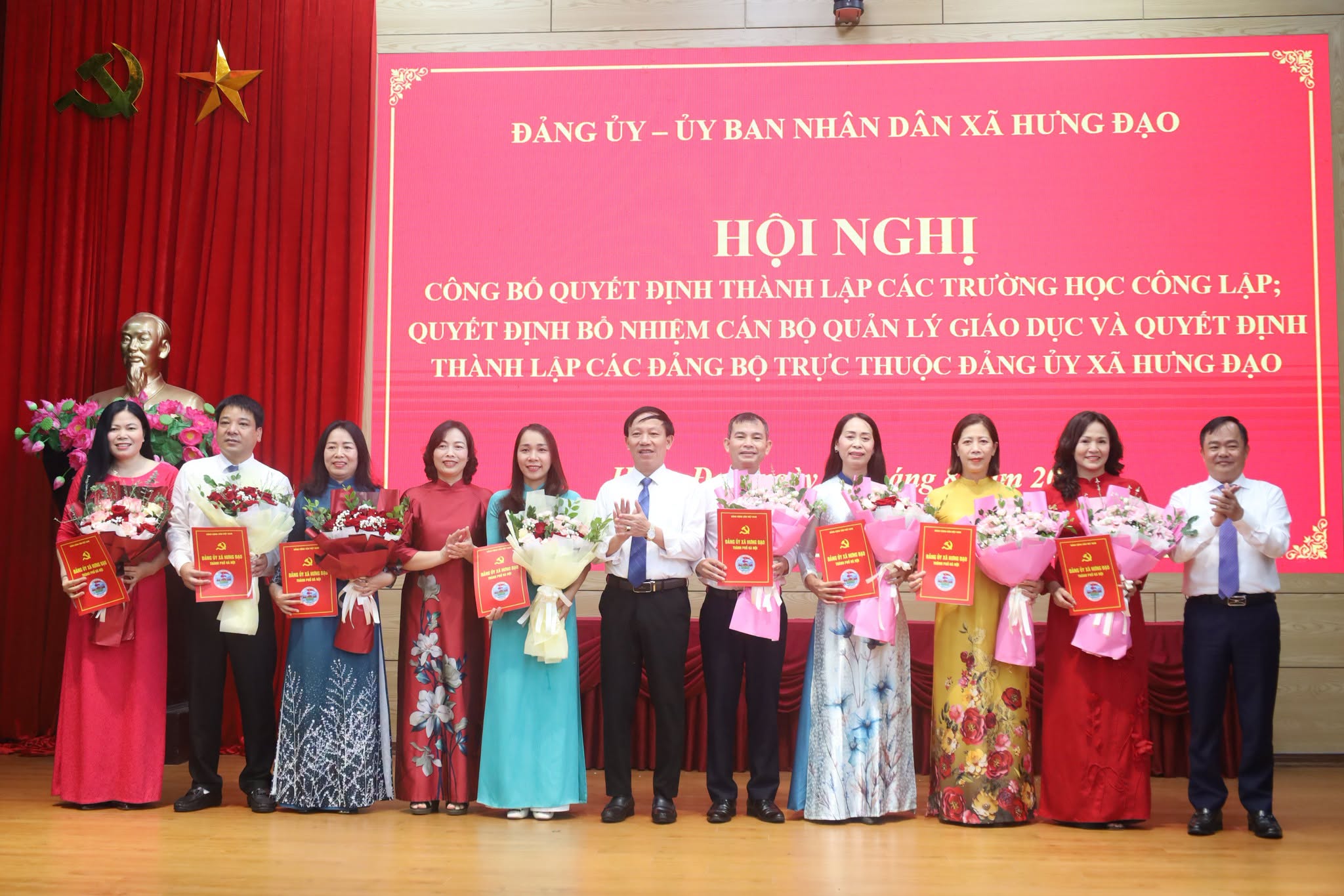 Xã Hưng Đạo kiện toàn hệ thống trường học và tổ chức đảng sau sắp xếp, tạo nền tảng nâng cao chất lượng giáo dục