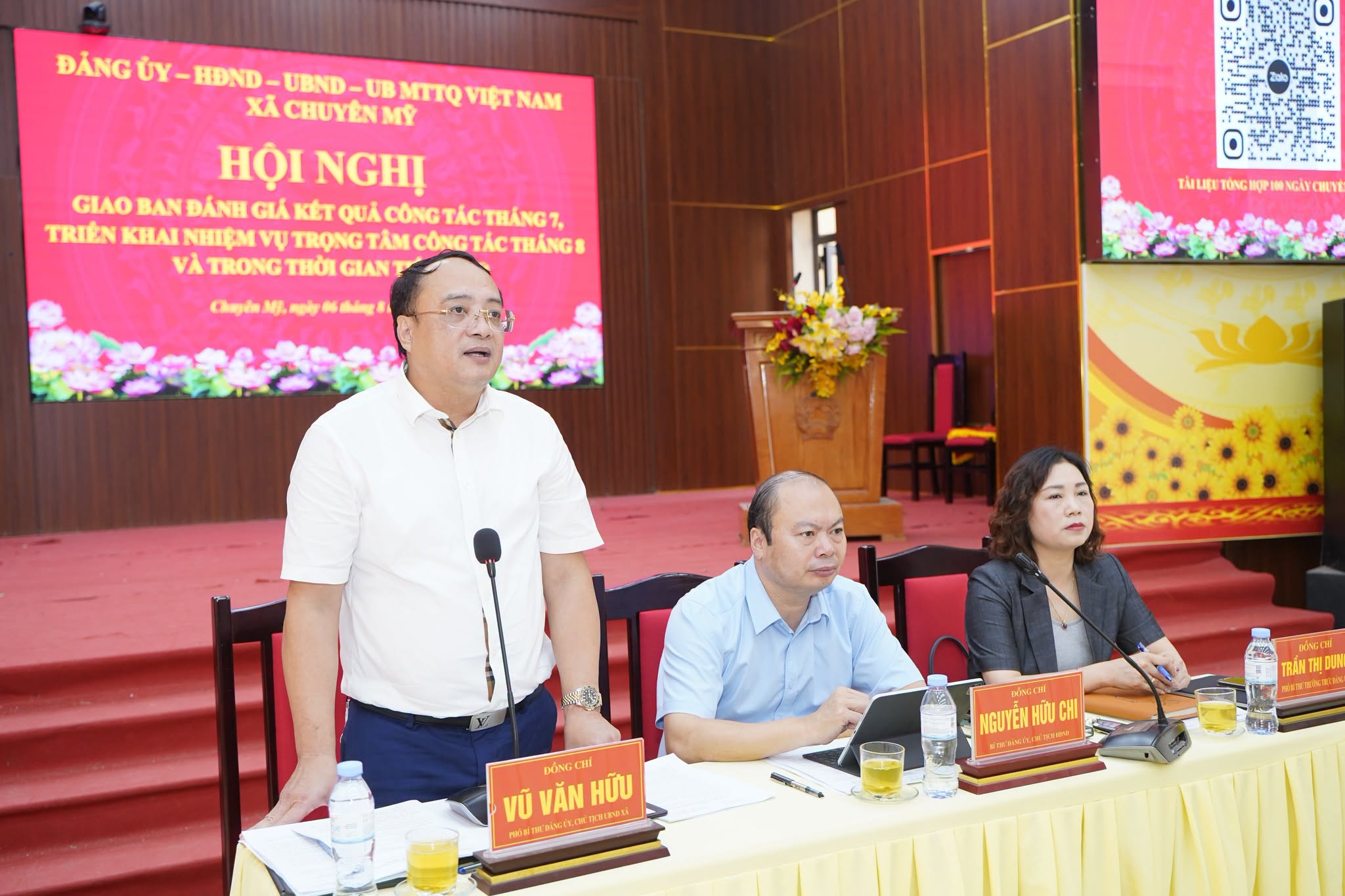 Xã Chuyên Mỹ siết tiến độ từng nhiệm vụ, tập trung tháo gỡ vướng mắc từ cơ sở