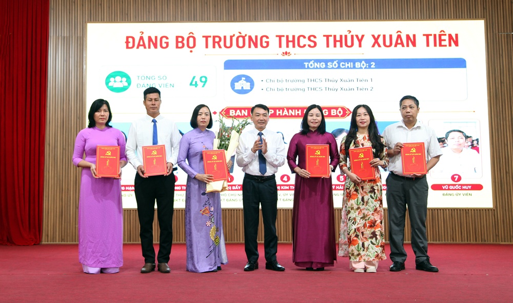Xã Xuân Mai kiện toàn hệ thống trường học và tổ chức Đảng sau sắp xếp, tạo nền tảng nâng cao chất lượng giáo dục