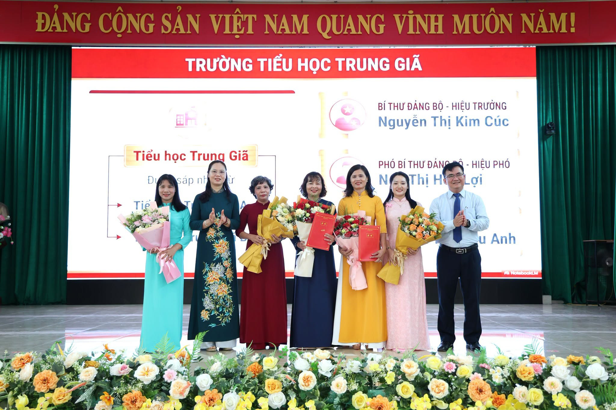 Xã Trung Giã kiện toàn hệ thống trường học và tổ chức Đảng, tạo bước chuyển mới trong quản trị giáo dục