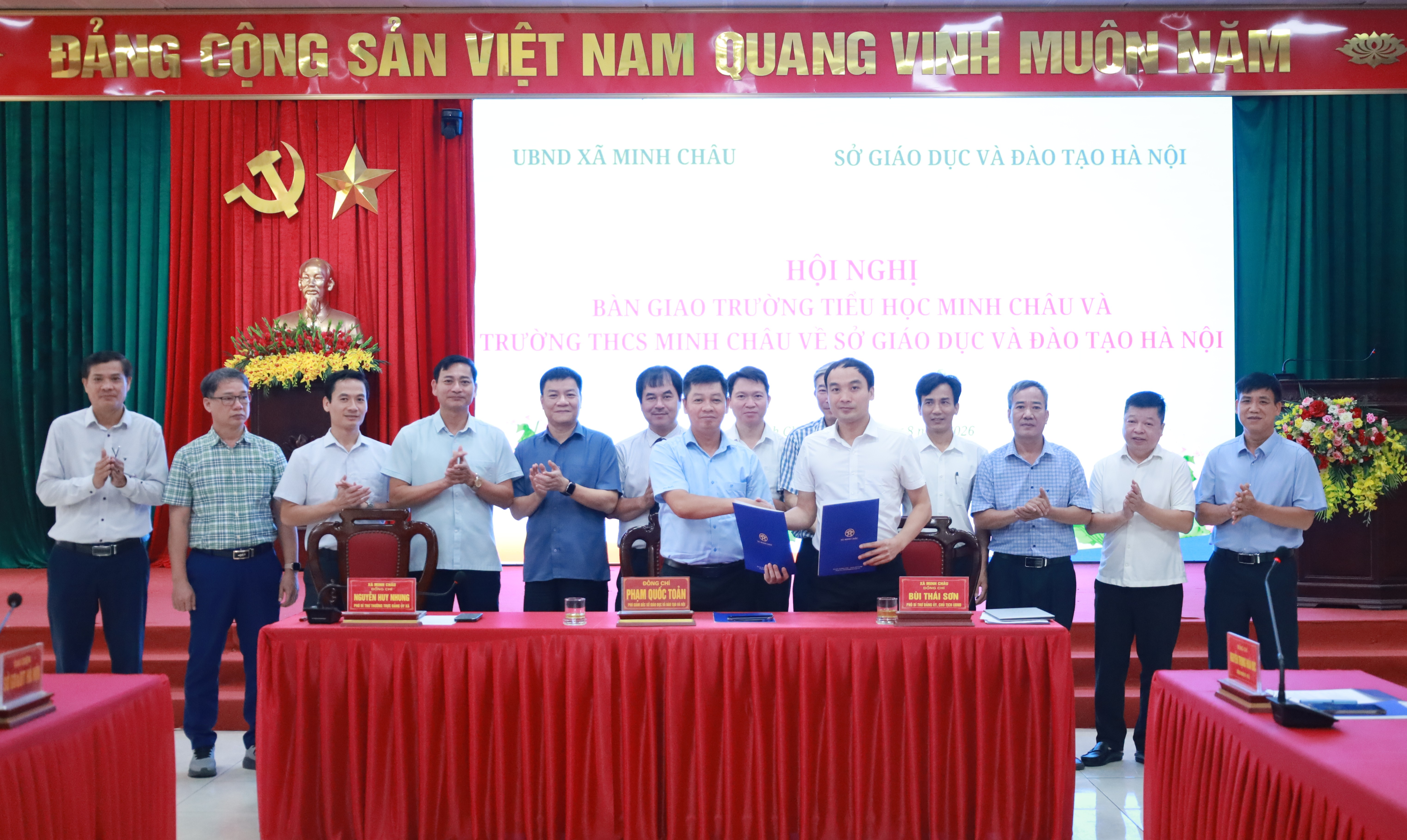 Xã Minh Châu chính thức vận hành mô hình trường liên cấp đầu tiên, tạo bước đột phá cho giáo dục 