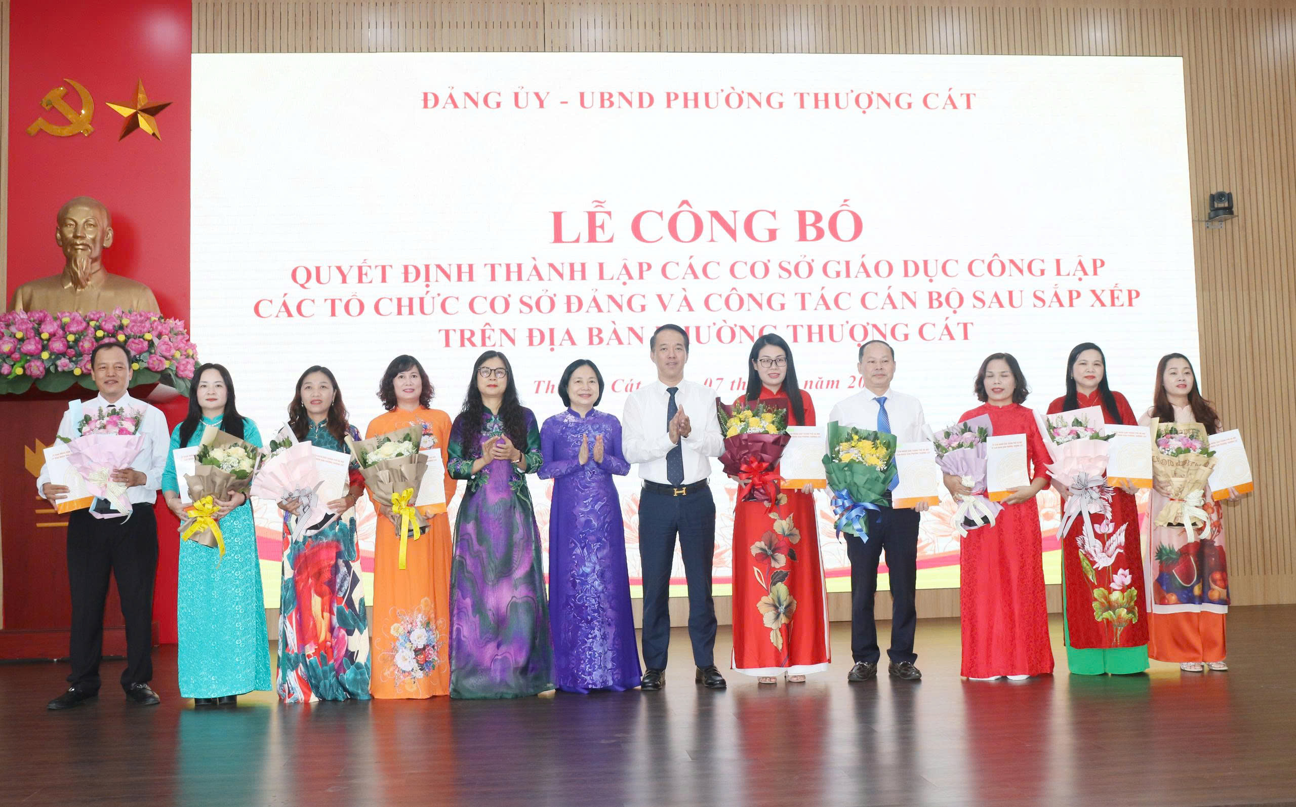 Phường Thượng Cát hoàn thành sắp xếp hệ thống trường học theo hướng tinh gọn, hiệu quả