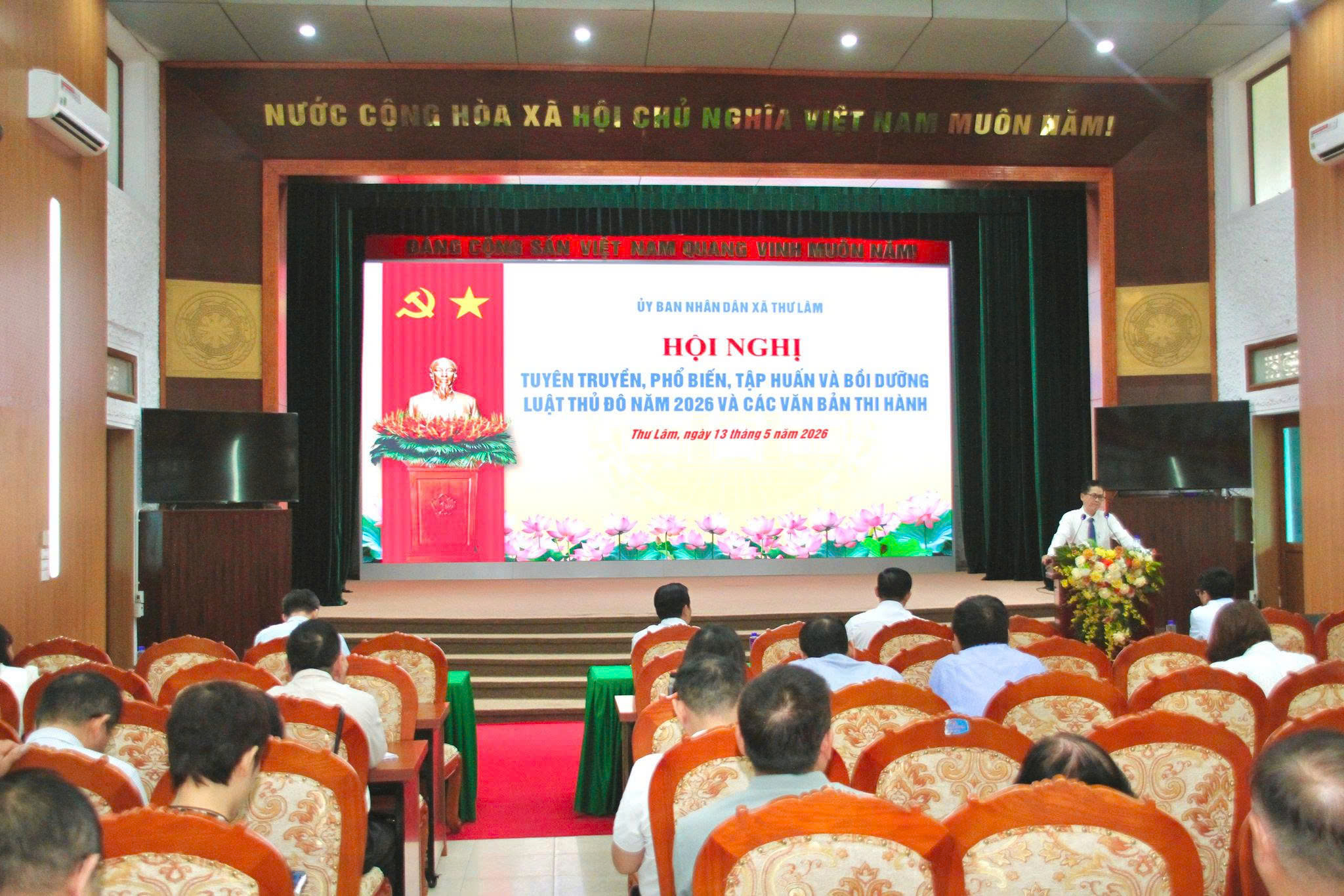 Xã Thư Lâm đưa Luật Thủ đô năm 2026 vào thực tiễn quản lý từ cơ sở
